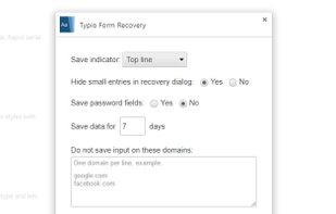 Typio Form Recovery screenshot 1