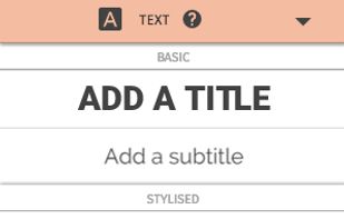 Set of easy to add motion templates to choose from