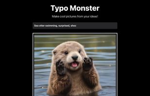 Typo Monster - AI Image Generation screenshot 1