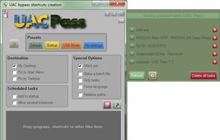 UAC Pass screenshot 1