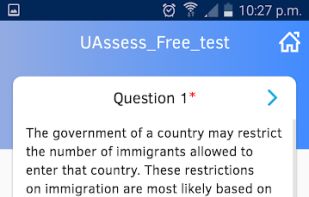 UAssess screenshot 2