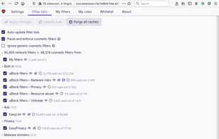 uBlock Origin screenshot 1