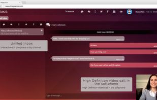 Unified Inbox to manange voice interactions, SMS, Web Chat, Twitter, Facebook, Video Calls