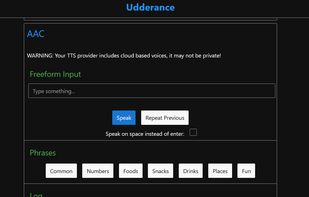 Udderance screenshot 1