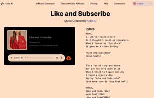 Udio AI screenshot 3