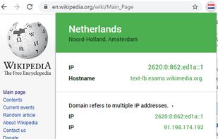 Main information with expanded information popup