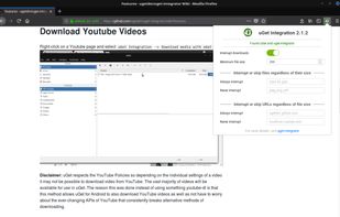 uGet Integration screenshot 1