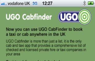 UGO Cabfinder screenshot 2