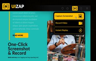Take screenshot of current webpage, annotate - draw shapes, add test, blur and edit and send to your project management tools like Jira, github