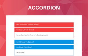 Content Toggle (Accordion) Block by Ultimate Blocks 