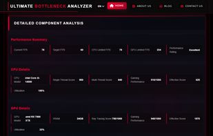 Ultimate Bottleneck Calculator screenshot 3