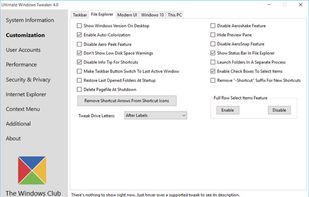 UWT4 for Windows 10: File Explorer