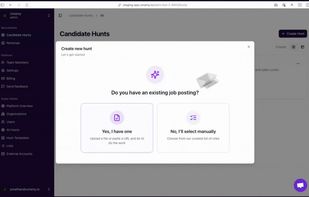Start from your job offer to give context