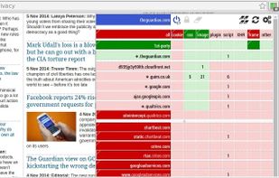 uMatrix screenshot 1