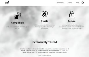 unc0ver screenshot 1