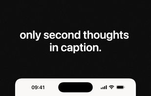 only second thoughts in caption