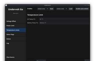 Temperature limit