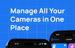 Manage mobile and ONVIF/RTSP cameras in one place.