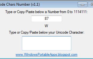 Unicode Chars Number screenshot 1