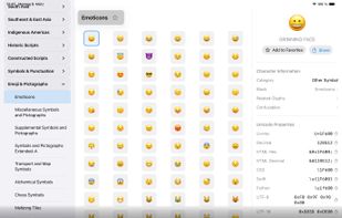 Unicode Companion screenshot 1