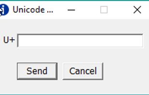 UnicodeInput screenshot 1