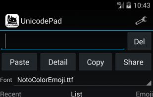 UnicodePad screenshot 1
