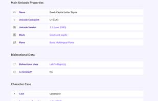 UnicodePlus screenshot 1