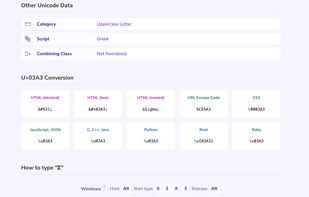 UnicodePlus screenshot 2