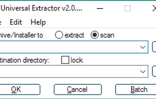 Universal Extractor 2 screenshot 1