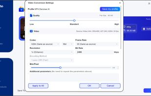 UniFab Denoise AI screenshot 1