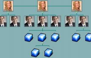 Photo only organization charts.