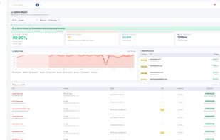 Monitor website availability and receive alerts when a website becomes unreachable or experiences downtime.