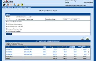 UNIK Practice Management Software screenshot 1