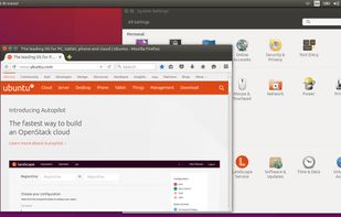 Unity Desktop Environment screenshot 1