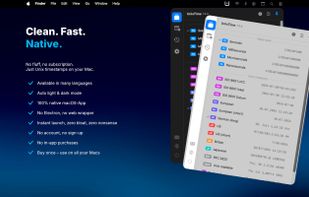 Natice Mac App with dark & light mode