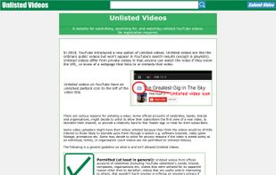 Unlisted Videos screenshot 1