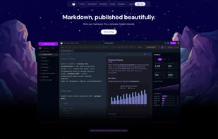 The Unmarkdown landing page. Paste markdown, pick a destination, done.