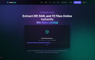 Extraction progress