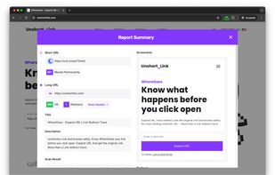 UnshortLink screenshot 1