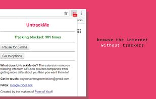 Untrack Me screenshot 1