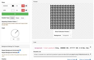 UnusedCSS Gradient Generator screenshot 1