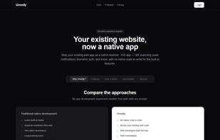 A native SDK — no native code to write for built-in features like QR scanning, push notifications, and biometric auth.