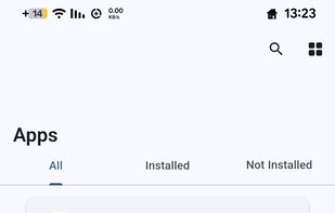 Apps page