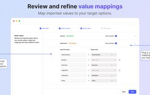 Match values