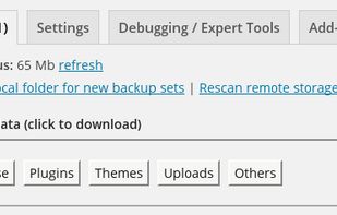 UpdraftPlus screenshot 3