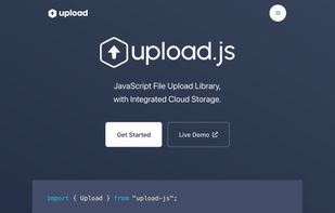 Upload.js: A Lightweight (7KB) JavaScript File Upload SDK