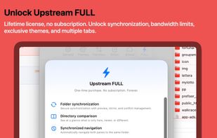 Upstream FTP screenshot 2