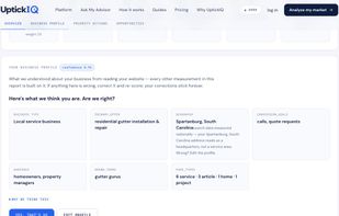 UptickIQ screenshot 1
