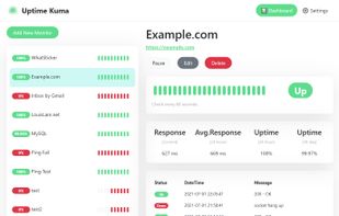 Uptime Kuma screenshot 1