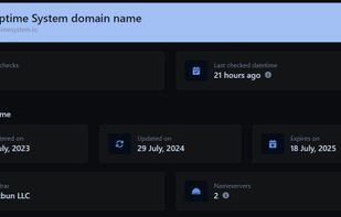 Uptime System screenshot 2